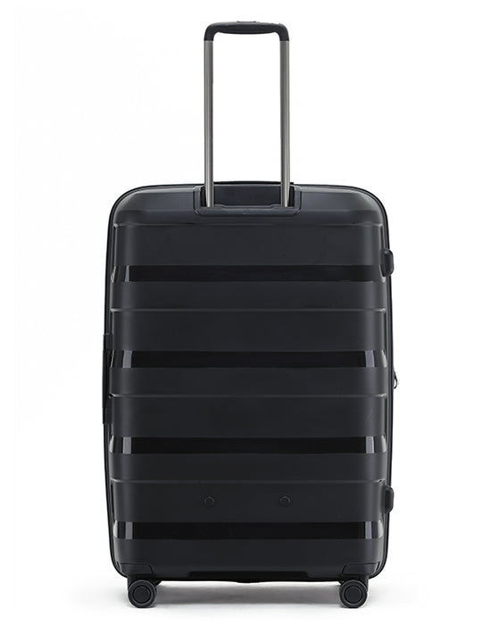 Comet 78cm Large Hard Suitcase - Black