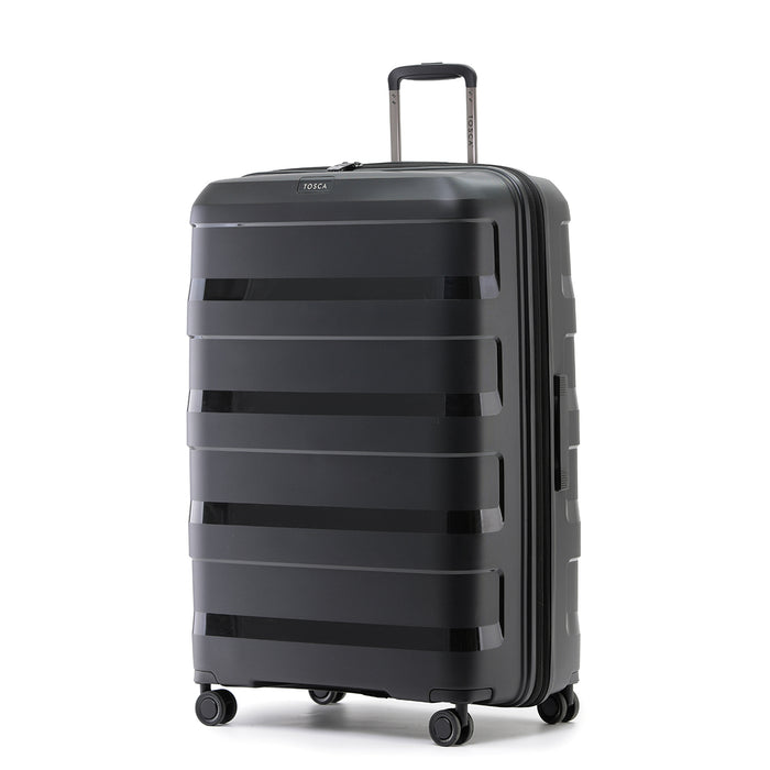Comet Hard Suitcase 3 Piece Set - Black