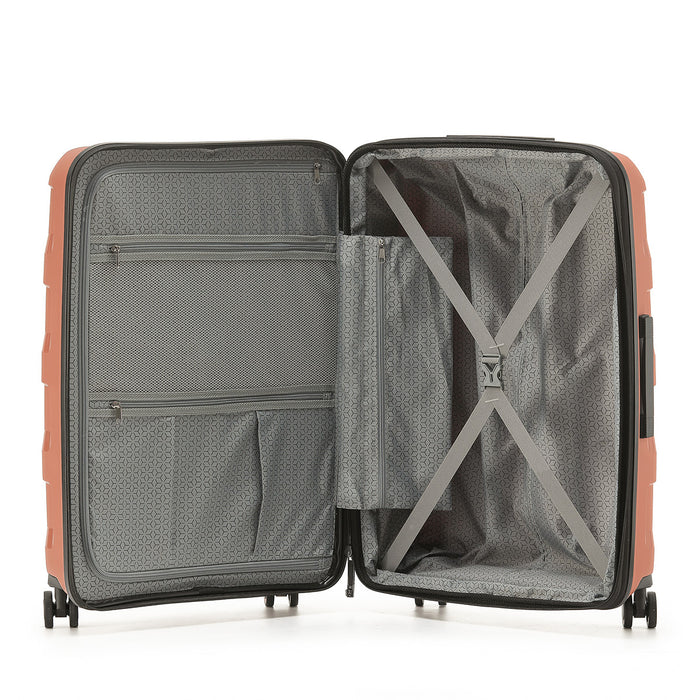 Comet 67cm Medium Hard Trolley Case - Mocha