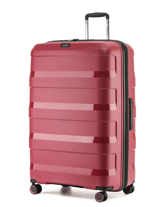 Comet 81cm X-Large Hard Trolley Case - Rumba Red
