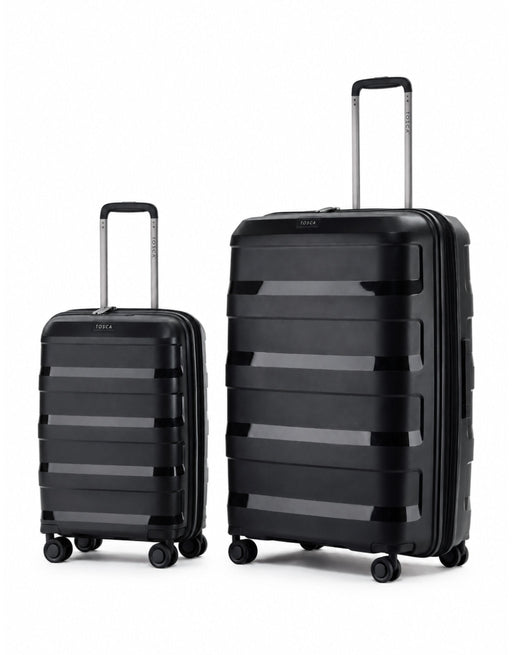 Carry on and large Black Comet Set