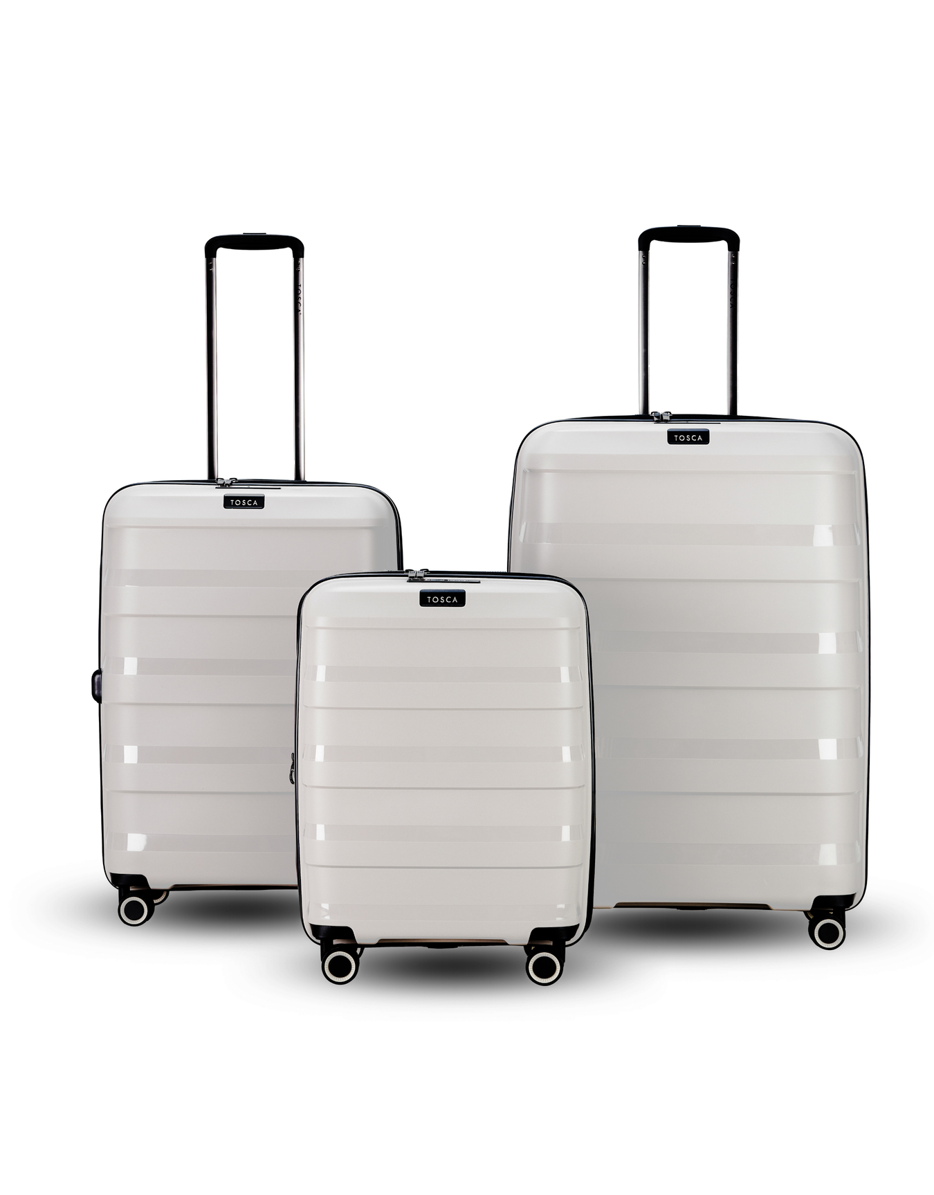 Comet Hard Suitcase 3 Piece Set - Cobblestone