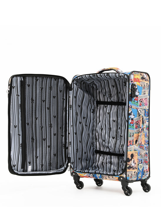 Disney Mickey Mouse Comic 76cm Large Soft Suitcase - Multi