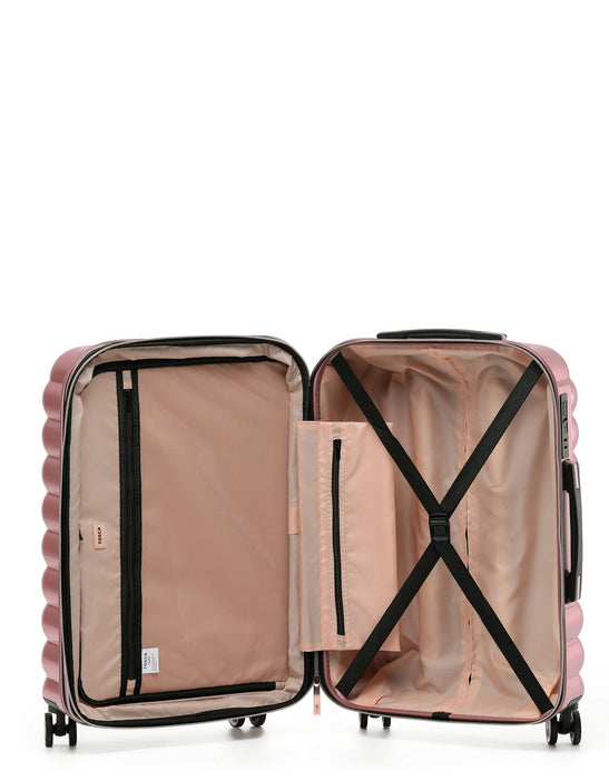 Como 54cm Small Hard Case Carry On - Rose Gold