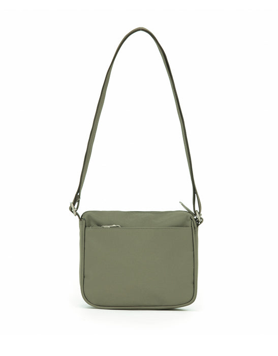 Anti-Theft Cross Body Shoulder Bag - Khaki