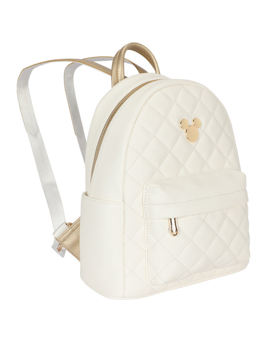 Backpack White Casual Fashion PU Mickey