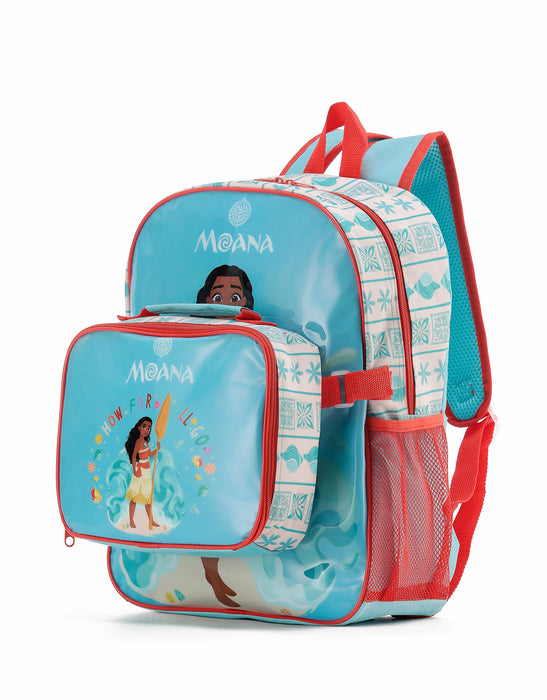 Disney Moana Backpack + Cooler Bag - Light Blue