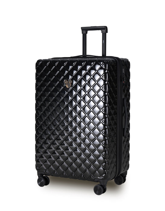 Disney Mickey Mouse 76cm Large Hard Suitcase - Black