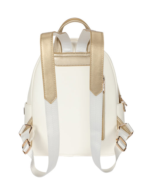 Disney Mickey Mouse White PU Leather Fashion Backpack