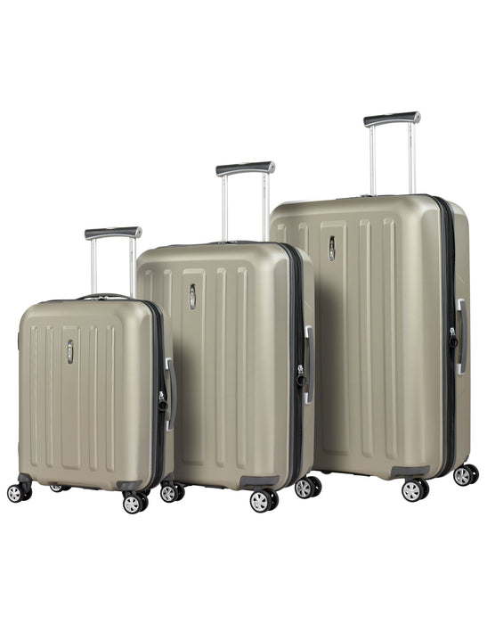 Eminent Kapstadt Hard Suitcase 3 Piece Set - Champagne