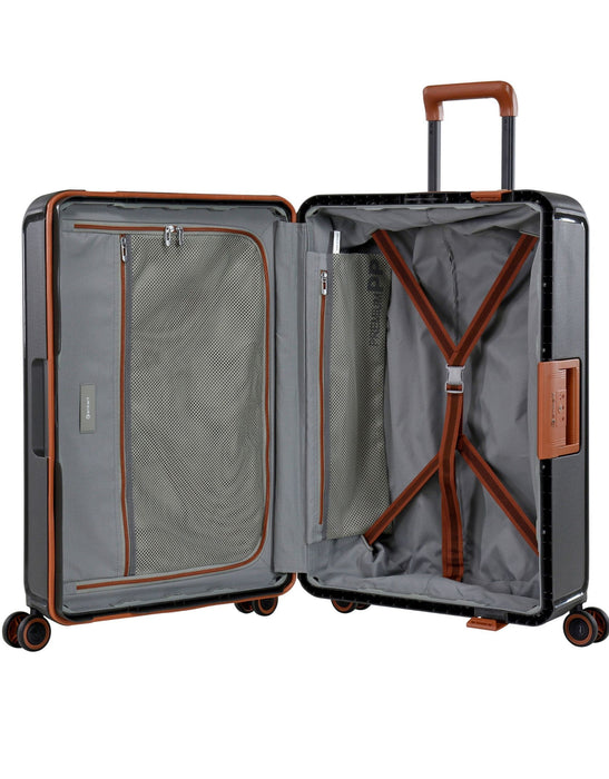 Eminent Vertica 76cm Large Hard Suitcase – Raven Grey
