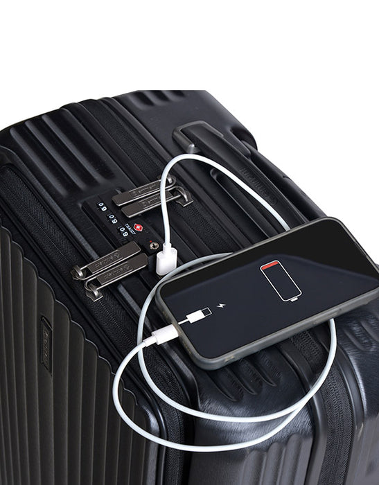 Eminent KK50 28″ Large Hard Suitcase - Black