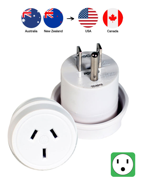 Travel Adapter for USA & Canada