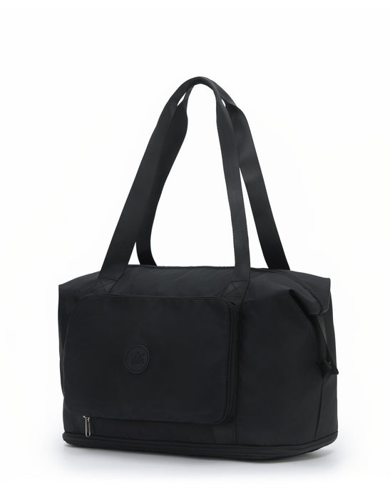 Foldable & Expandable Travel Tote - Black