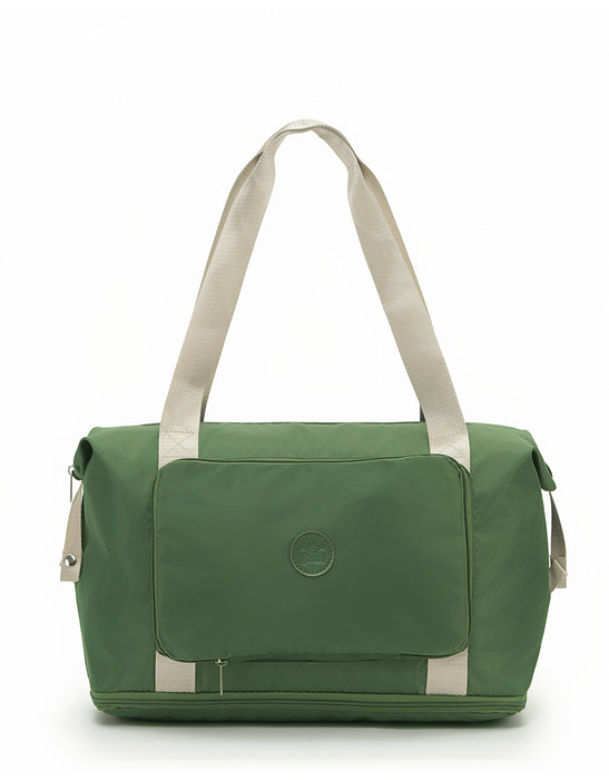 Foldable & Expandable Travel Tote - Khaki