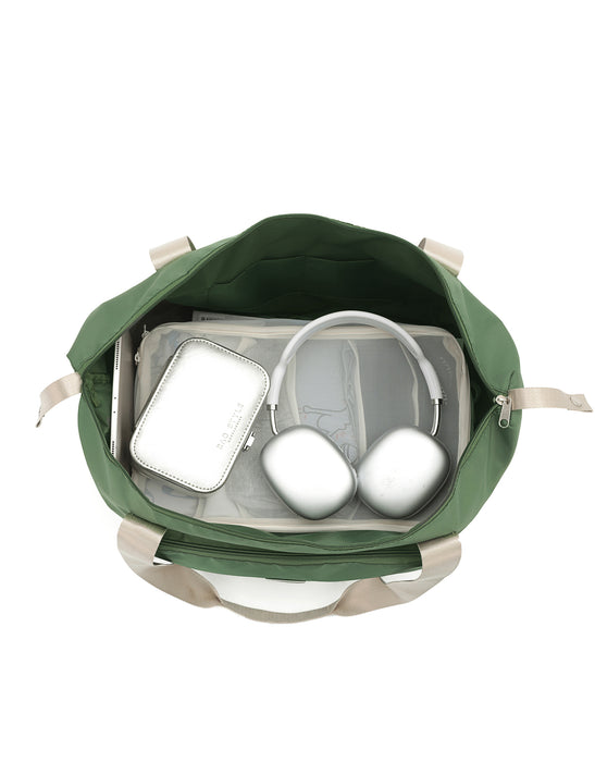 Foldable & Expandable Travel Tote - Khaki