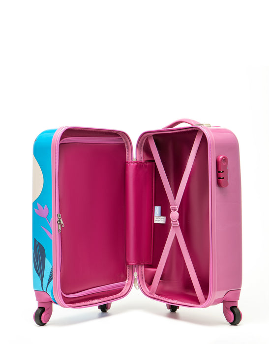 Disney Frozen 50cm Small Hard Carry On - Blue / Pink