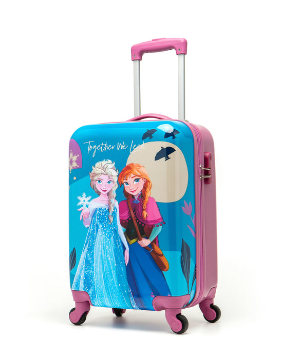 Disney Frozen 50cm Small Hard Carry On - Blue / Pink