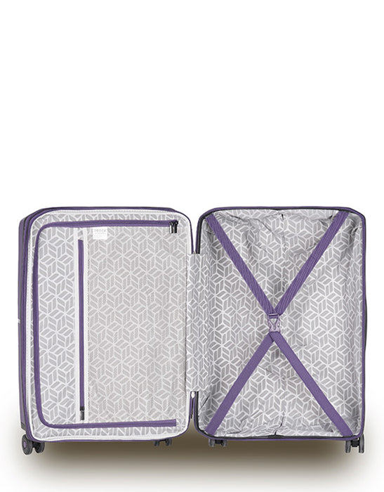 Globetrotter 76cm Large Hard Suitcase - Purple