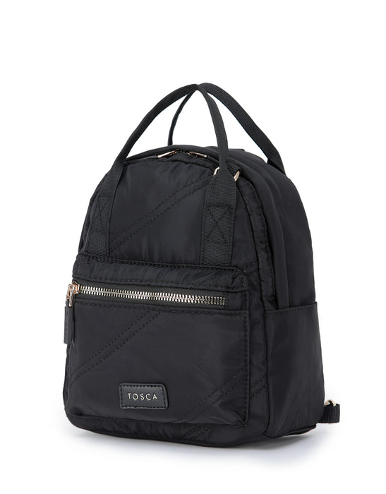 Harlow Mini Utility Bag - Black Stitch