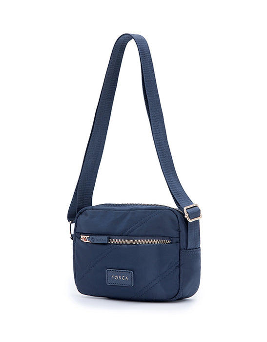 Harlow Navy Shoulder Bag