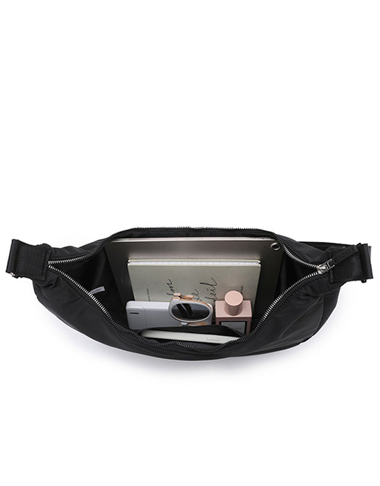 Harlow Black Stitch Hobo