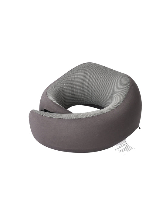 Deluxe Wrap Around Memory Foam Neck Cushion - Grey