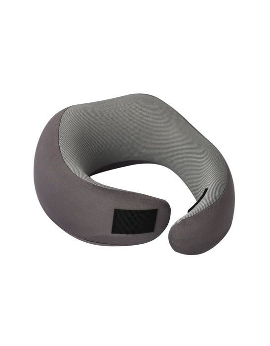 Deluxe Wrap Around Memory Foam Neck Cushion - Grey