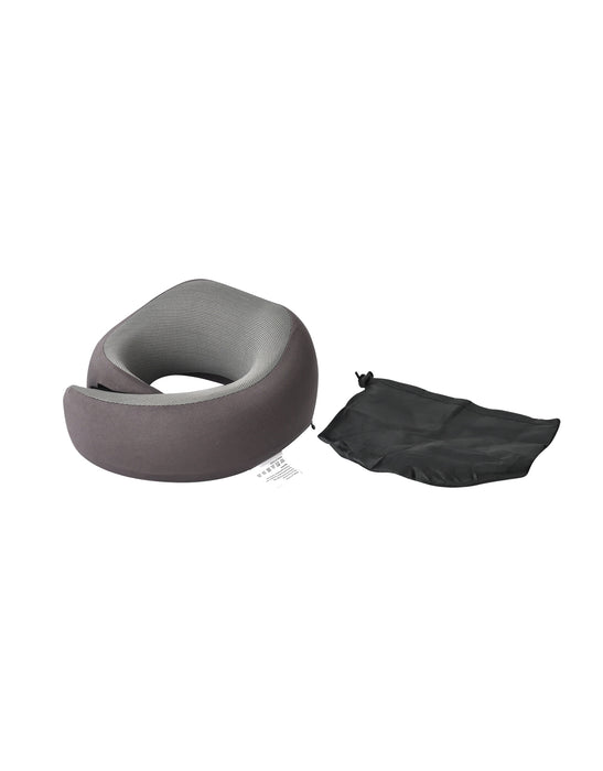Deluxe Wrap Around Memory Foam Neck Cushion - Grey