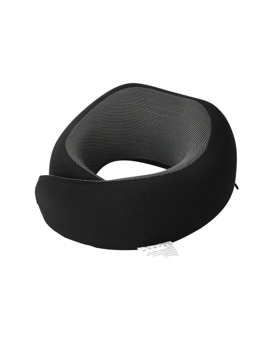 Deluxe Wrap Around Memory Foam Neck Cushion - Black