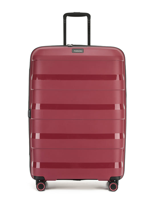 Comet 78cm Large Hard Suitcase - Rumba Red