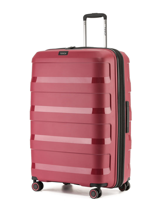 Comet 78cm Large Hard Suitcase - Rumba Red
