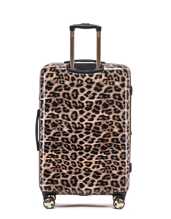 Leopard 76cm Large Hard Suitcase