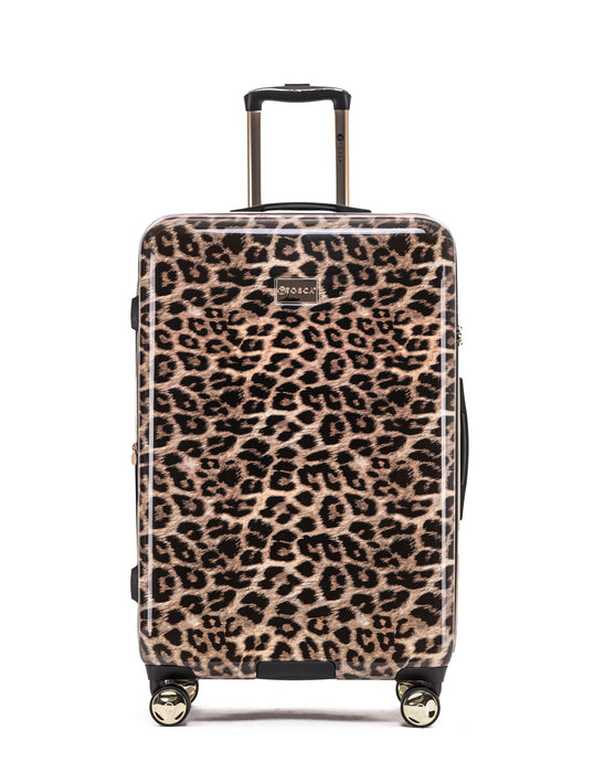 Leopard 76cm Large Hard Suitcase