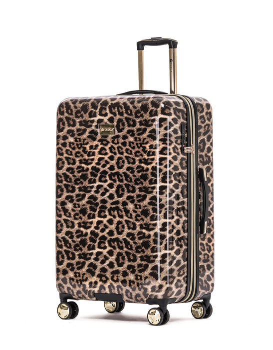 Leopard 76cm Large Hard Suitcase