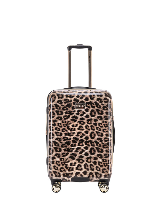 Leopard 65cm Medium Hard Suitcase