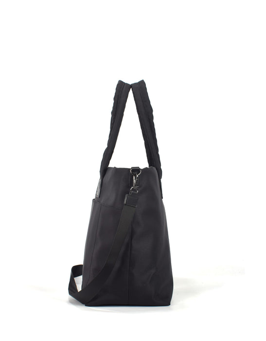 Metro Large Travel Tote Bag - Black Nylon