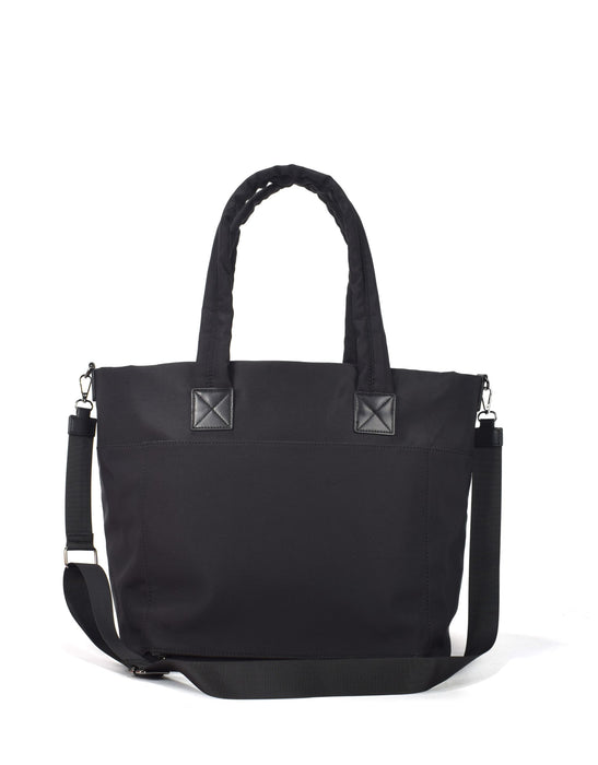Metro Large Travel Tote Bag - Black Nylon