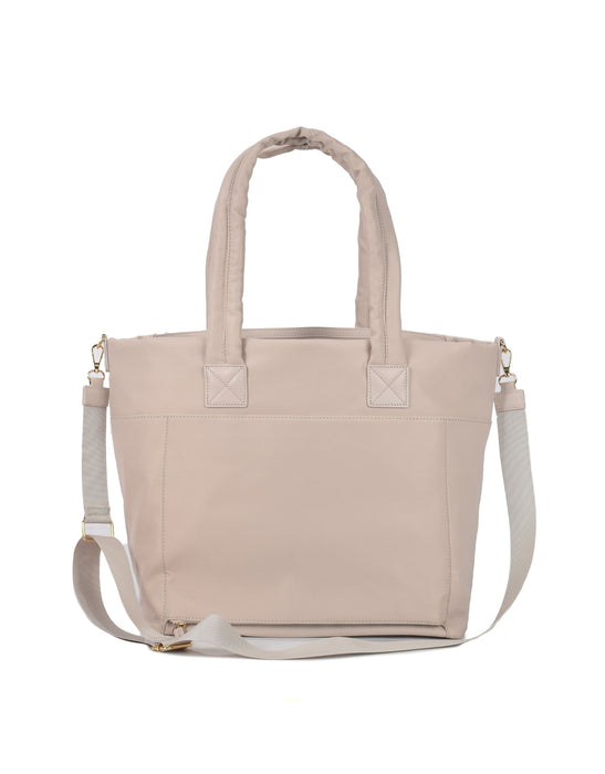 Metro Large Travel Tote Bag - Stone Nylon