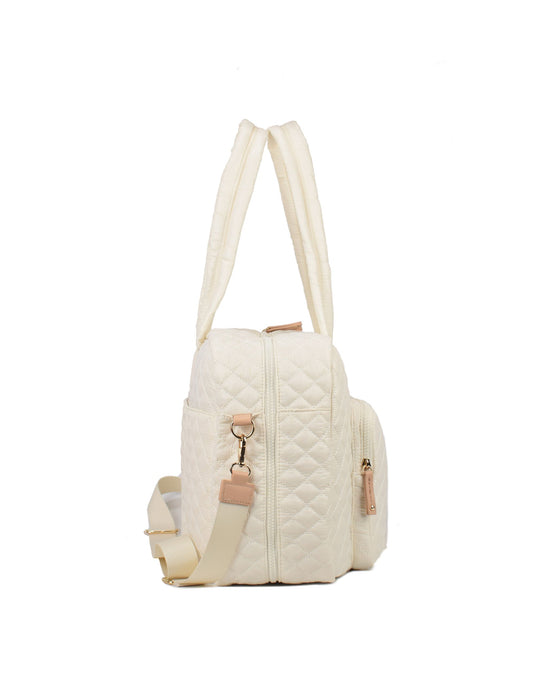 Metro Large Travel Split Tote Bag - Mushroom