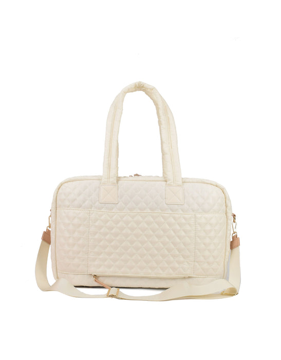 Metro Large Travel Split Tote Bag - Mushroom