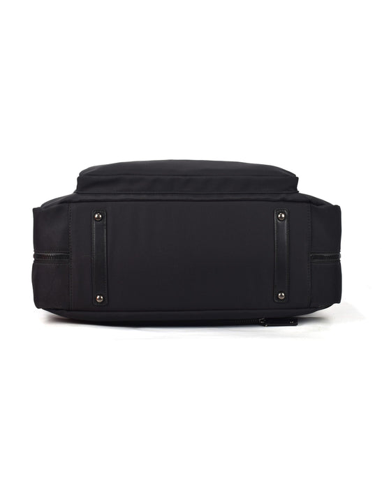 Metro Large Travel Split Tote Bag - Black Nylon