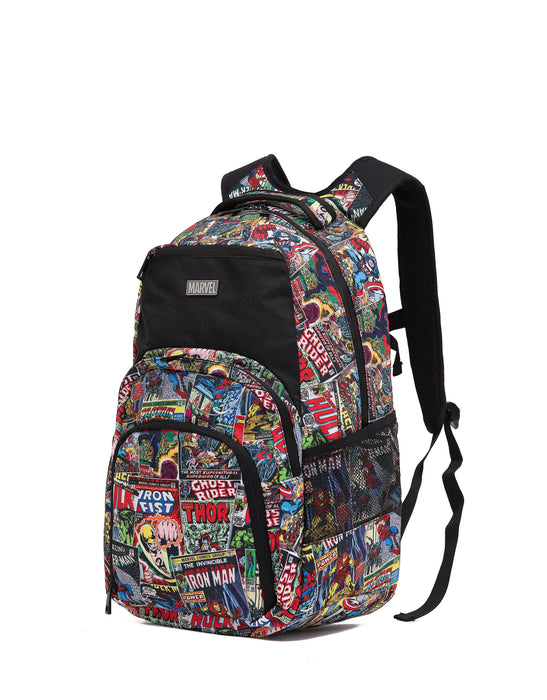 Marvel Comic Backpack - Black/Multi