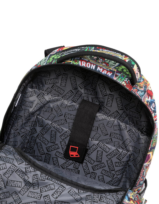 Marvel Comic Backpack - Black/Multi
