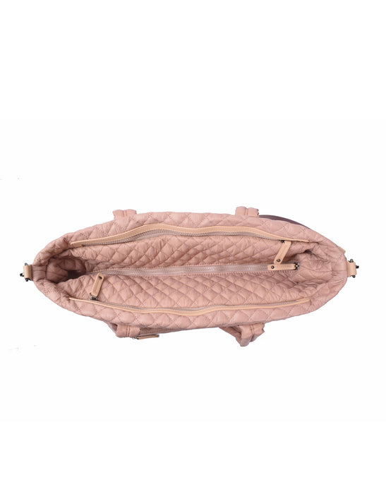 Metro Large Travel Tote Bag - Mauve