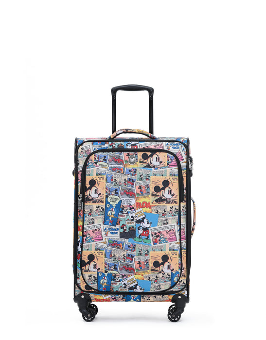 Disney Mickey Mouse Comic 25" Medium Soft Suitcase - Multi