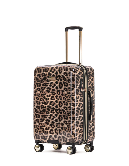 Leopard 65cm Medium Hard Suitcase