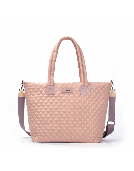 Metro Large Travel Tote Bag - Mauve