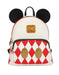 Casual Fashion PU Red Mickey Backpack