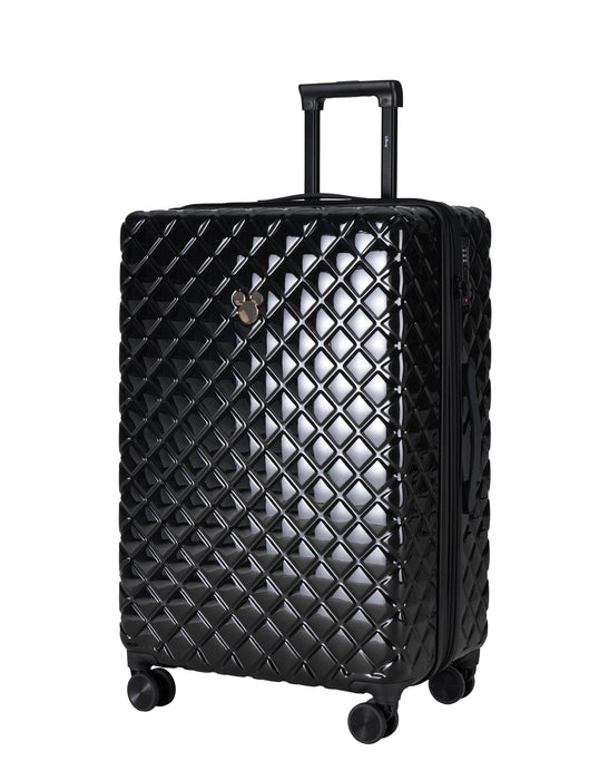 Disney Mickey Mouse 76cm Large Hard Suitcase - Black